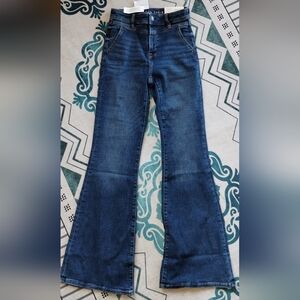 NWT American Eagle Size 0 Super High Rise Flare Jeans